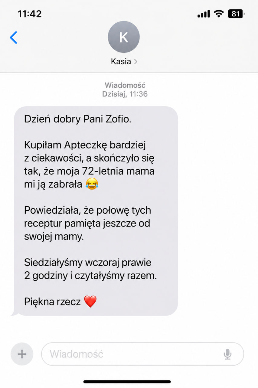 Wiadomość od czytelniczki