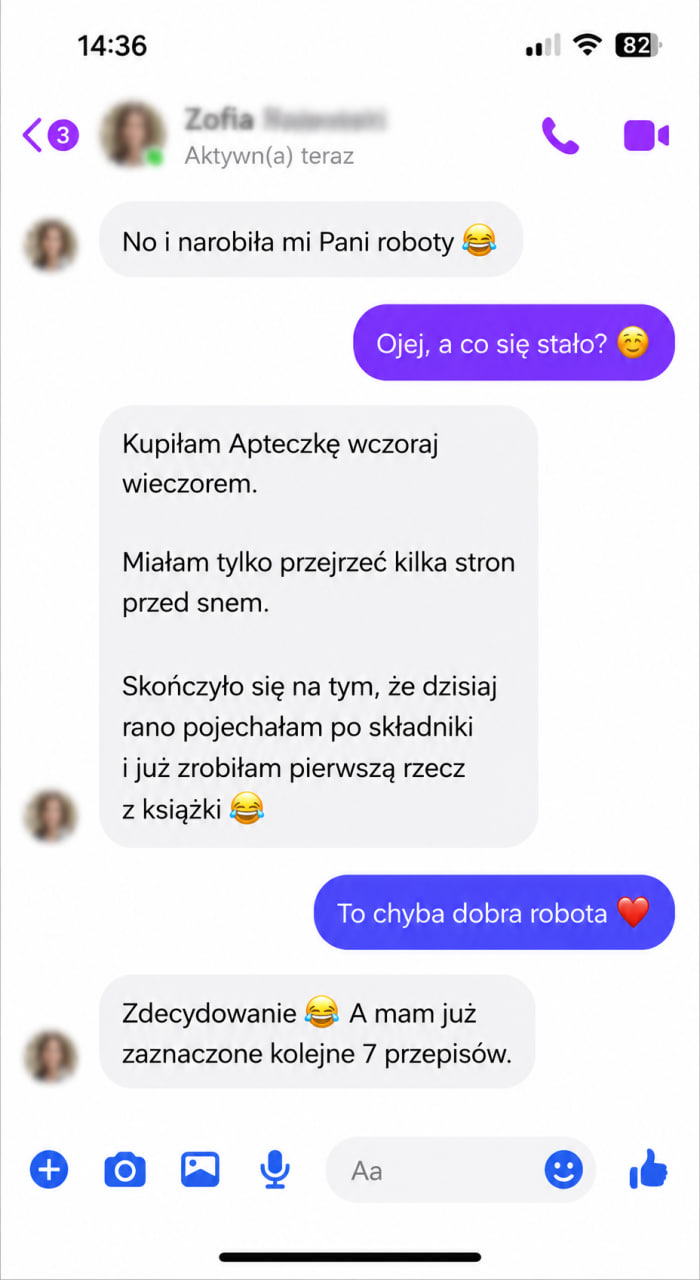 Wiadomość od czytelniczki